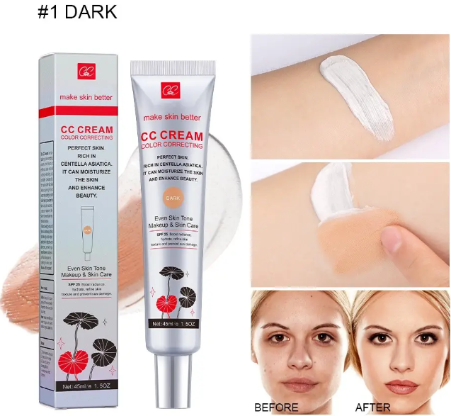 Crème CC Éclat Parfait – Teint Unifié & Hydraté SPF25+( dark )